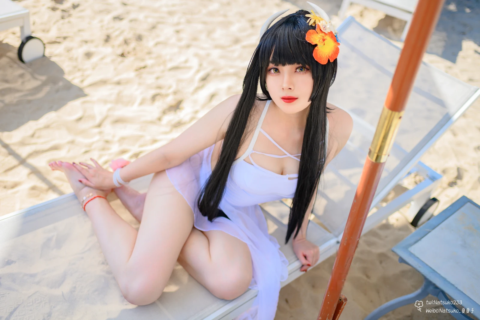 图片[3]-Natsuko夏夏子 碧蓝航线 比叡泳装 55P-COS世界